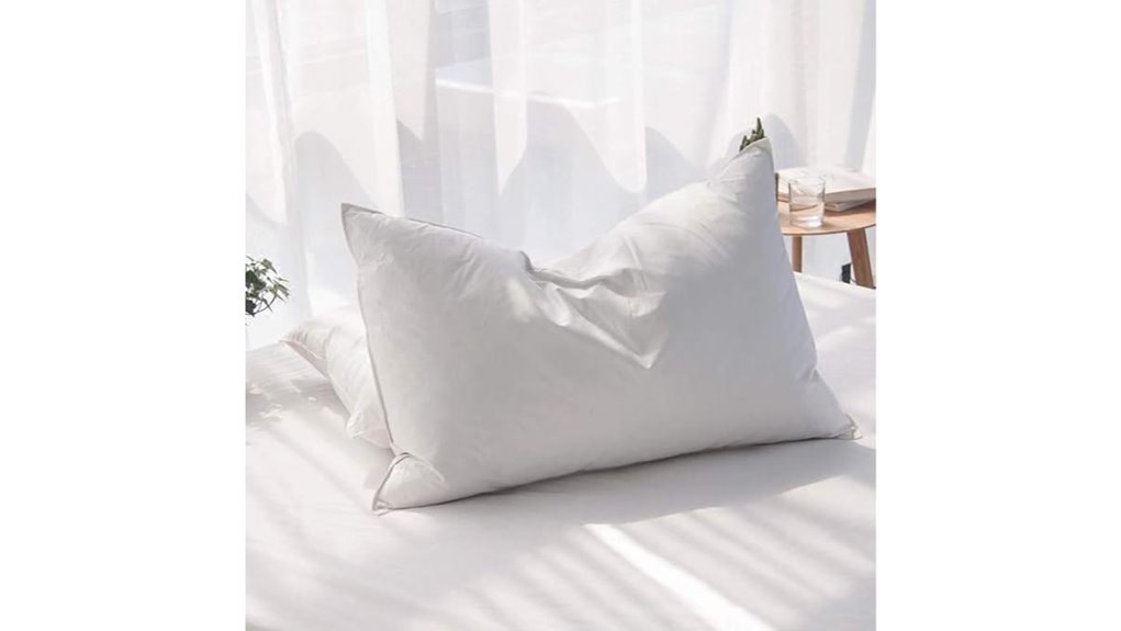luxury feathers down pillows 2 pack