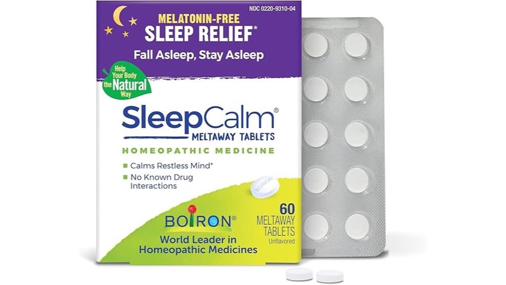 melatonin free sleep aid 60 count