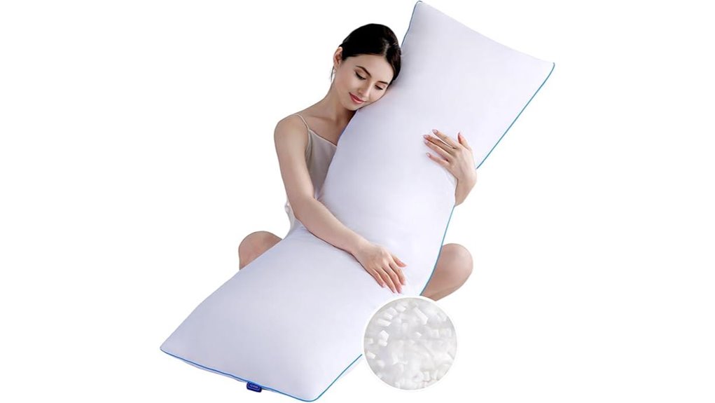 memory foam body pillow insert