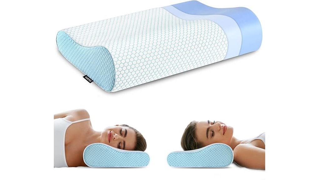 memory foam cervical pillow