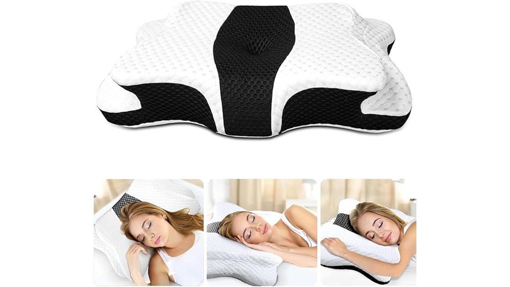 memory foam cervical pillow details