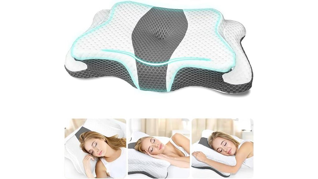memory foam neck shoulder pillows