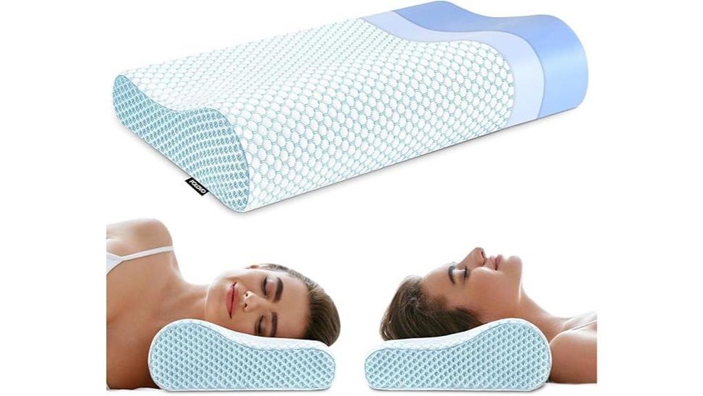 memory foam neck support pillow