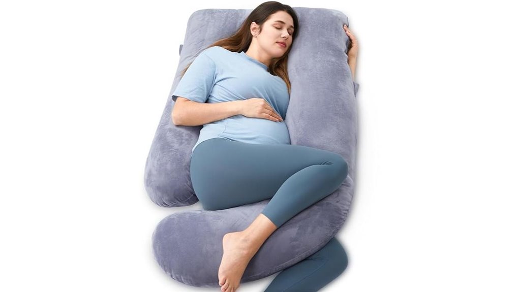 momcozy u shape pillow removable cover