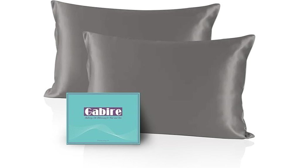 mulberry silk pillowcases with zipper