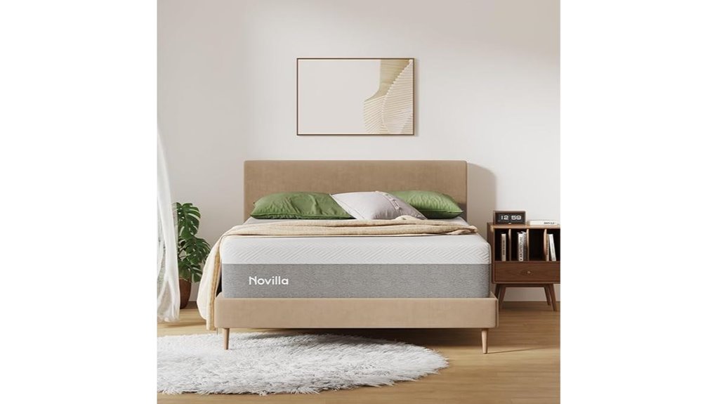 novilla 12 queen gel memory foam
