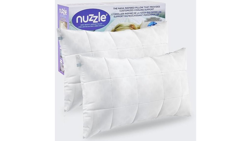 nuzzle queen cooling pillows 2