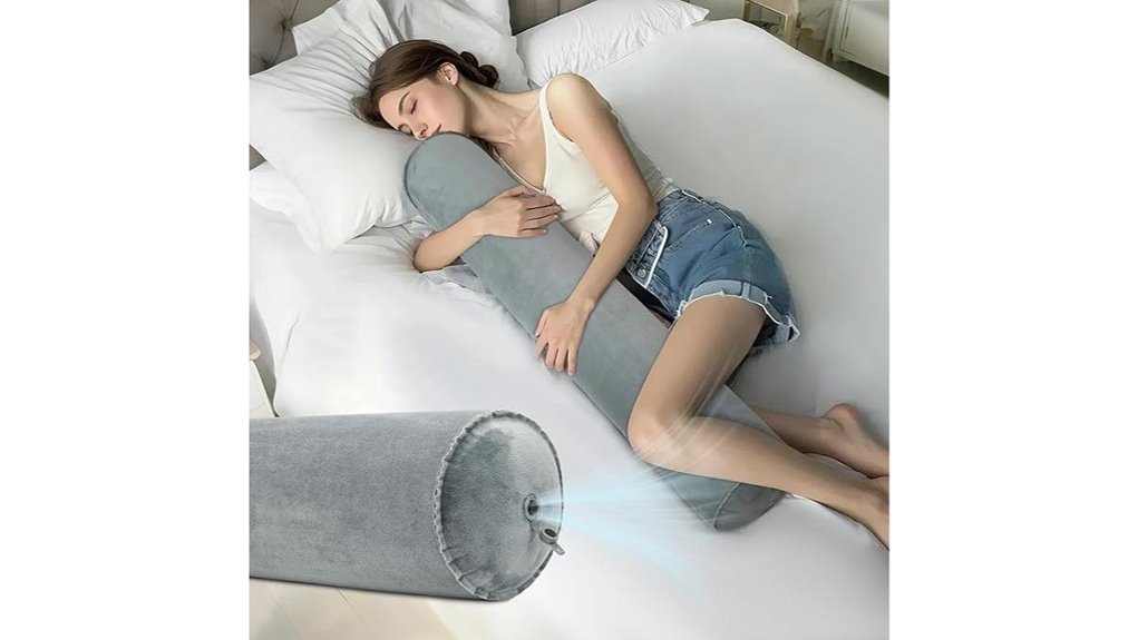 ontyzz inflatable long pillow
