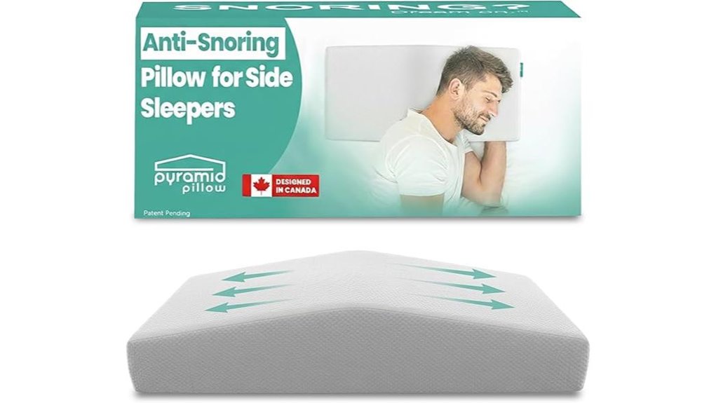 original anti snoring pillow for side sleepers