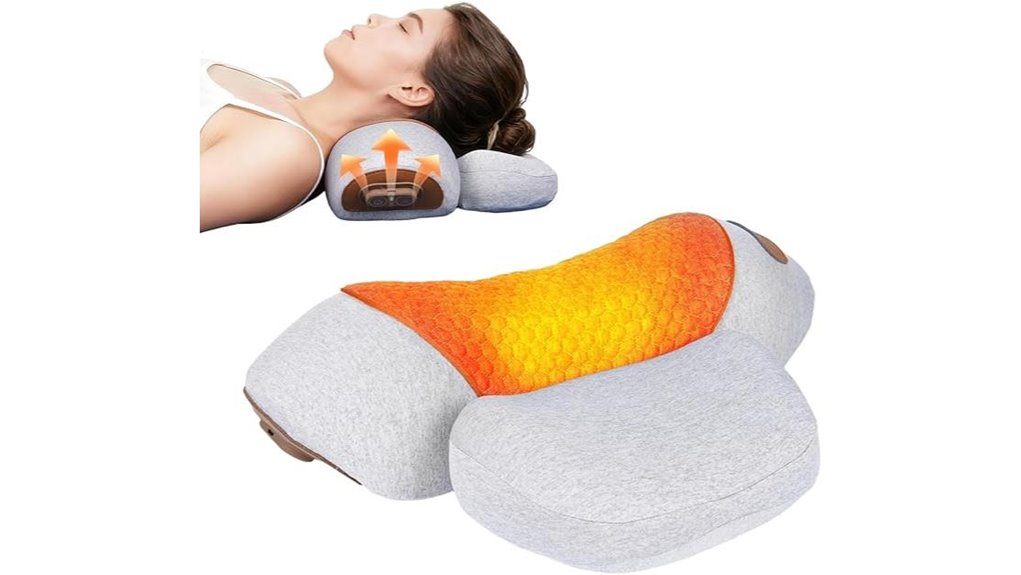 pillow traction massager with heat