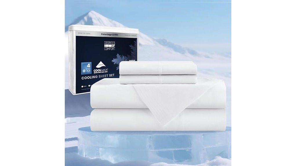 polaredge pro cooling sheet set queen