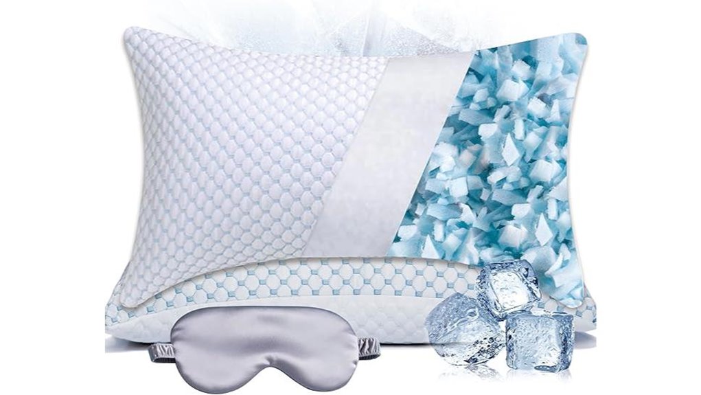 premium adjustable shredded memory foam pillows