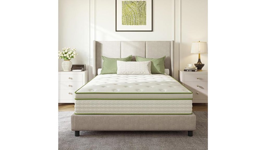 queen 12 hybrid memory foam note four words