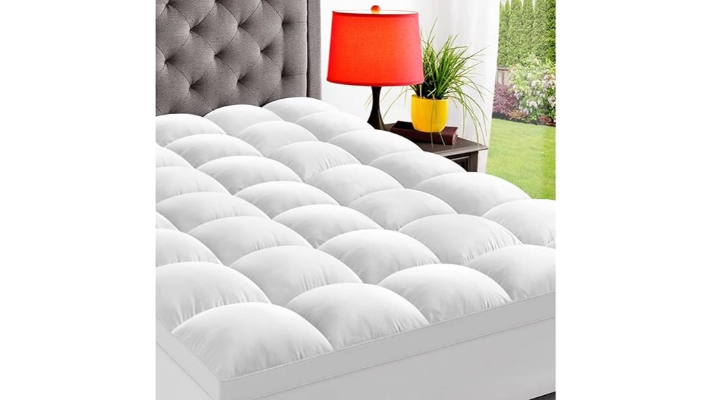 queen mattress topper down alternative