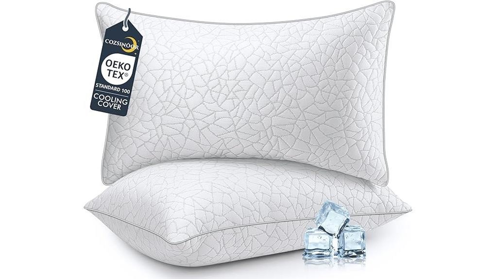 queen pillows with microfiber fill