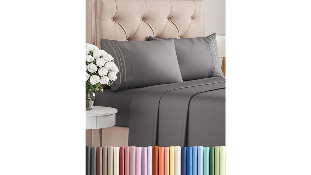 queen size 4 piece sheet set