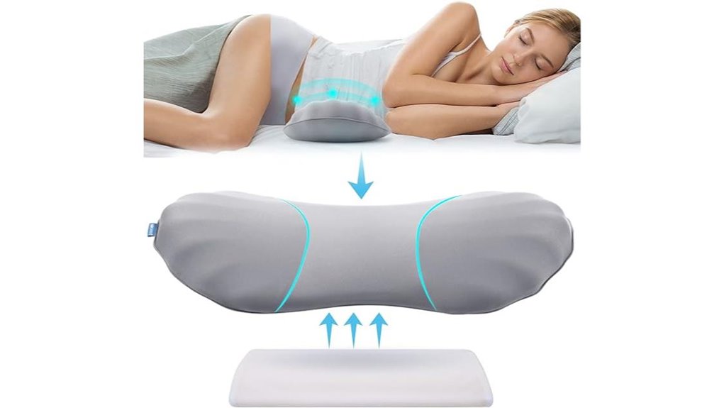 restcloud adjustable lumbar support pillow