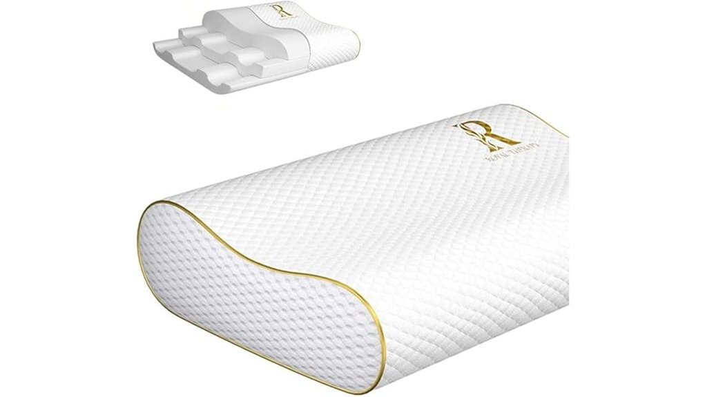 royal therapy memory foam pillow