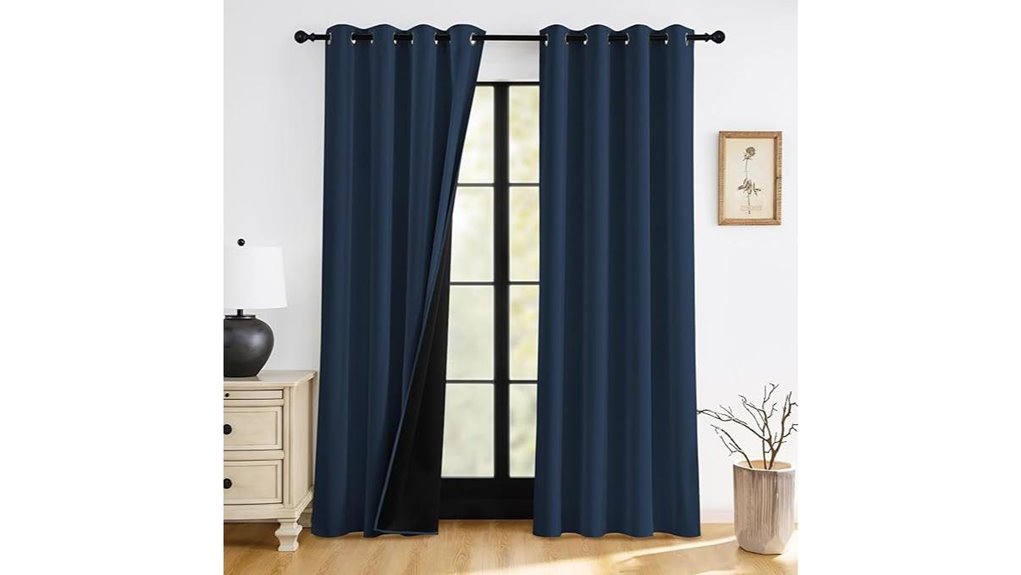 ryb home navy curtains