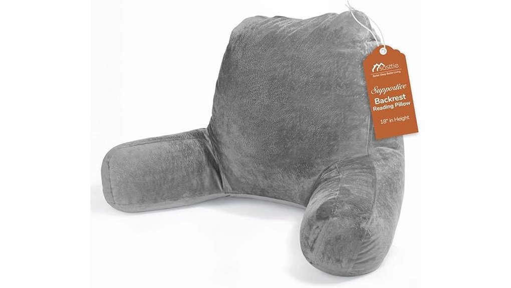 sasttie reading pillow for support