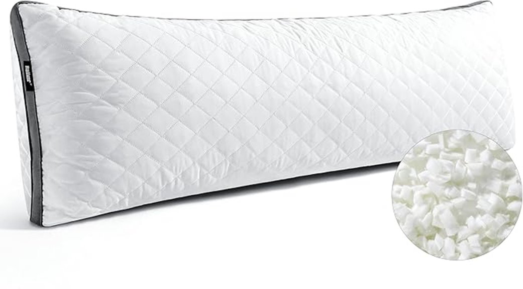 shredded memory foam pillow