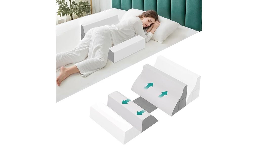 side sleeping snore relief pillow set