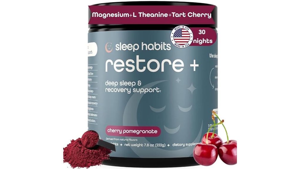sleep habits restore magnesium glycinate