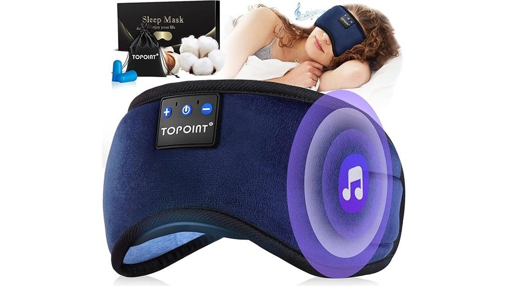 sleep headphones sleep mask with bluetooth