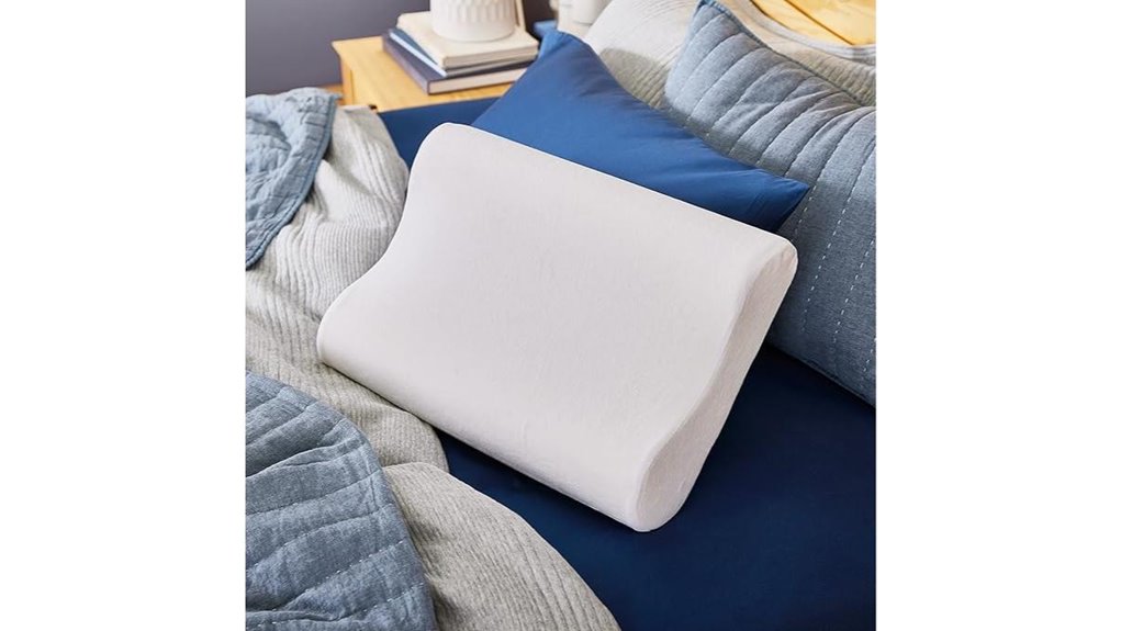 sleep innovations contour memory foam pillow