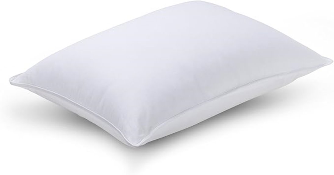 sleep innovations memory foam pillow features 2 in 1