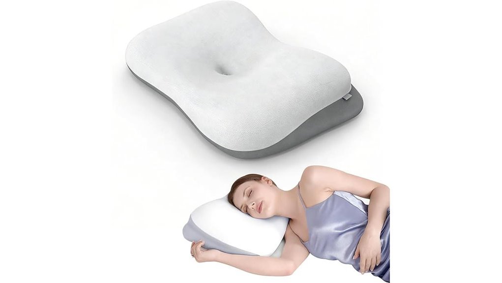 sleep pillow with ergonomic neck support