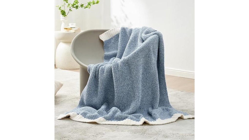 snuggle sac blue blanket