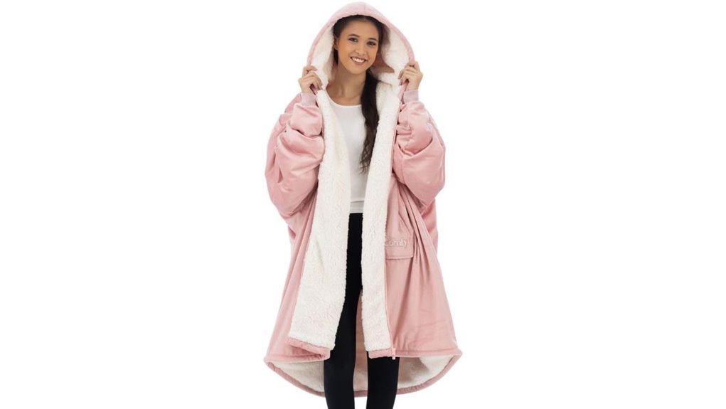 the comfy sherpa blanket hoodie