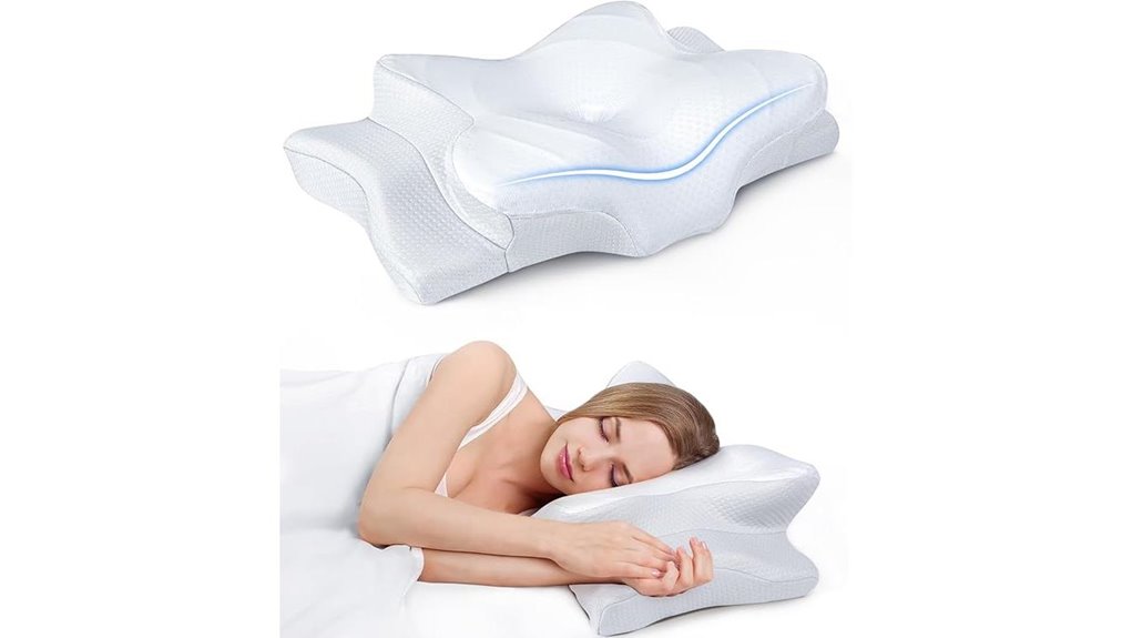 ultra pain relief cooling neck pillow