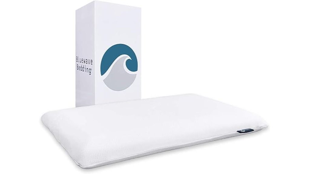 ultra slim gel memory foam pillow
