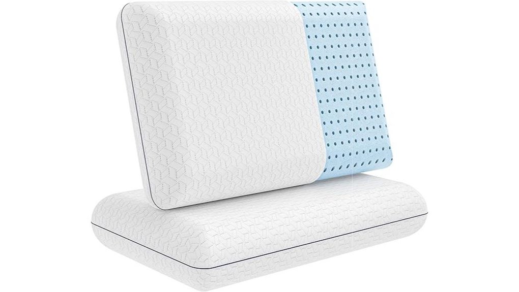 vaverto queen memory foam pillows