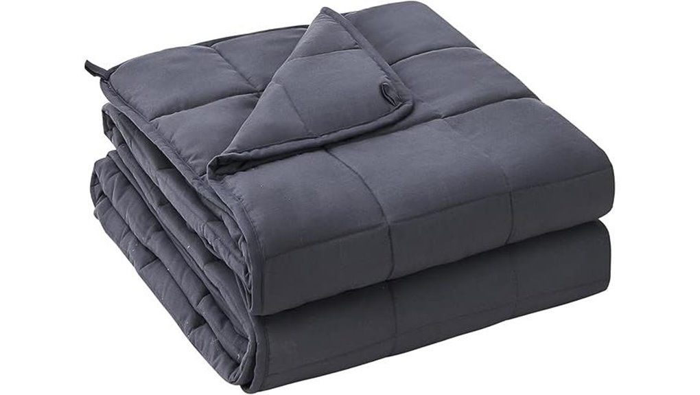 weighted blanket queen grey breathable